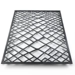 Hot Rolled Black Steel Expanded Metal Mesh Thickness 1.5 mm Width 2.44 m Length 2 m