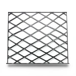 Hot Rolled Black Steel Expanded Metal Mesh Thickness 1.5 mm Width 2.44 m Length 3 m