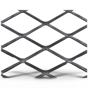 Hot Rolled Black Steel Expanded Metal Mesh Thickness 1.5 mm Width 2.44 M Length 4 M