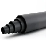 مواسير HDPE ضغط 10 بار PE 80 قطر خارجي 200 مم SDR 11 لون أسود