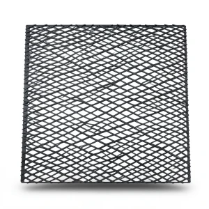 Hot Rolled Black Steel Expanded Metal Mesh Thickness 1.5 mm Width 2.44 m Length 3 m