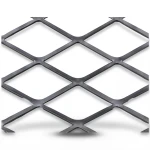 Hot Rolled Black Steel Expanded Metal Mesh Thickness 1.5 mm Width 2.44 M Length 4 M