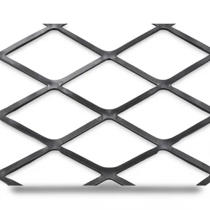 Hot Rolled Black Steel Expanded Metal Mesh 1.5 mm Thickness, 2.44x5 m