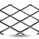 Hot Rolled Black Steel Expanded Metal Mesh 1.5 mm Thickness, 2.44x5 m