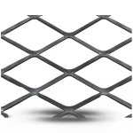 Hot Rolled Black Steel Expanded Metal Mesh Thickness 1.5 mm Width 2.44 M Length 6 meter