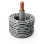 لفة سلك كهرباء امريكي 3/0 AWG نحاس مجدول عزل PVC رمادي، 600 فولت، طول 500 قدم | شركة الفنار
