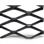 Hot Rolled Black Steel Expanded Metal Mesh Bahri 1.7 mm Thickness 1.22 m Width 4 m Length