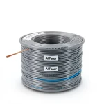 لفة سلك كهرباء امريكي 3/0 AWG نحاس مجدول عزل PVC رمادي، 600 فولت، طول 500 قدم | شركة الفنار