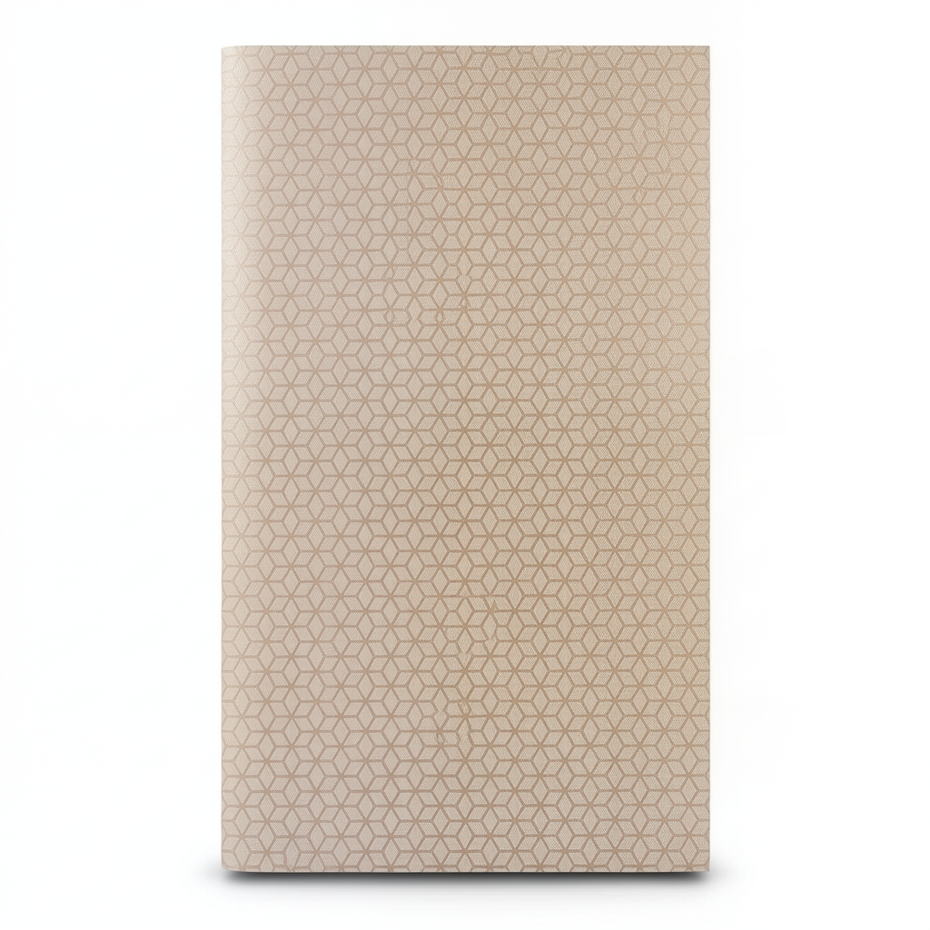 Wall Decoration Geometric Design 10m x 0.53m Light Brown