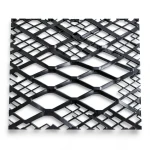 Hot Rolled Steel Expanded Metal Mesh Bahri 1.8 mm Thick 1.22x4 m Black