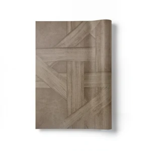 Dutch Wooden Wall Covering 10 m x 0.53 m Brown, Model 221102