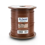 سلك امريكي 14 AWG نحاس مجدول معزول PVC بني، 600 فولت، 2500 قدم | الفنار