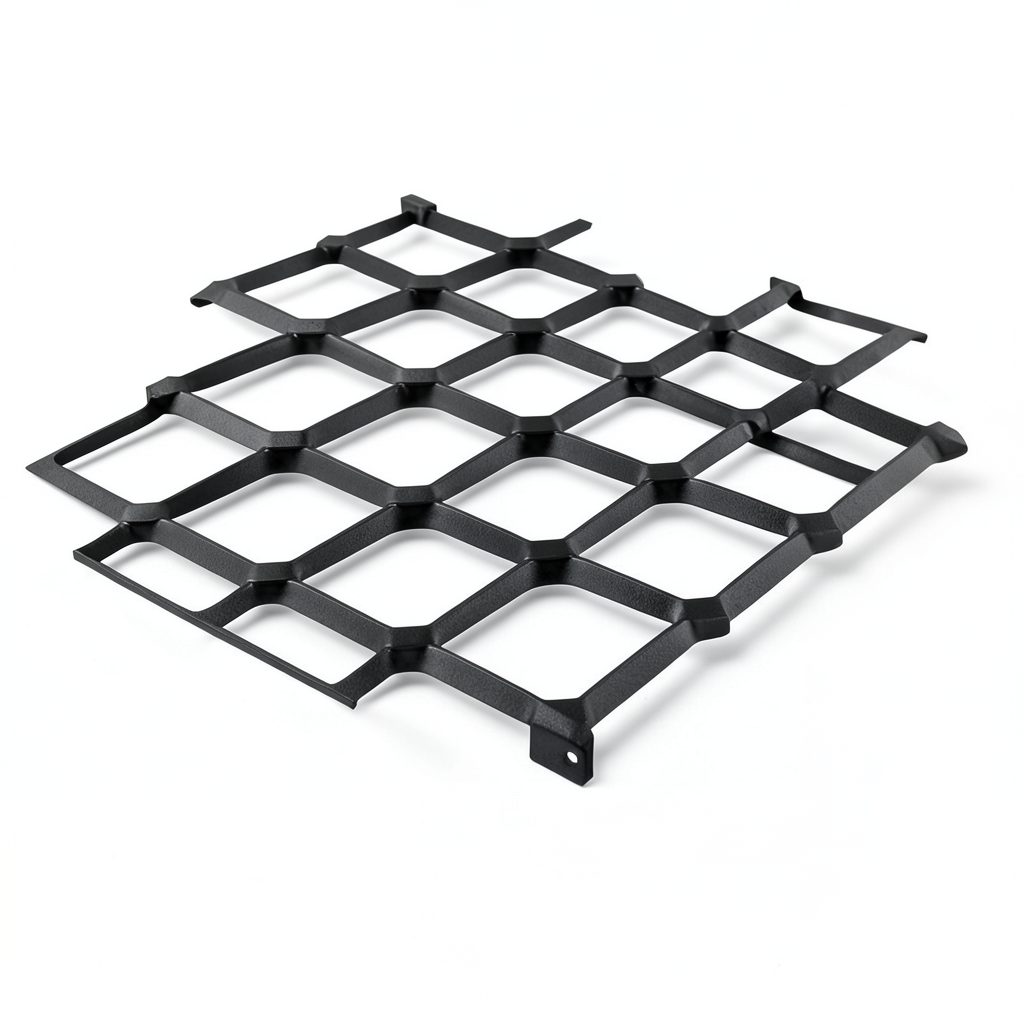 Hot Rolled Black Steel Expanded Metal Mesh Bahri 2.3 mm Thickness 4m Length 1.22m Width