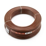 لفة سلك كهرباء امريكي 8 AWG نحاس مجدول عزل PVC بني، 600 فولت، طول 500 قدم | شركة الفنار