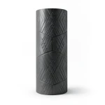 Italian Wallpaper Geometric Design 10m x 0.73m Dark Gray