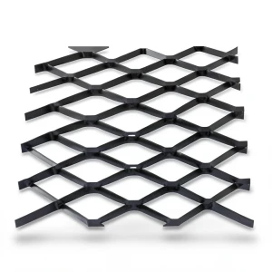 Hot Rolled Steel Expanded Metal Mesh Bahri 1.5 mm Thickness 1.22x5 m Black