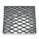 Hot Rolled Black Steel Expanded Metal Mesh Bahri 1.8 mm Thickness 1.22 m Width 5 m Length