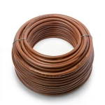 لفة سلك كهرباء امريكي 4 AWG نحاس مجدول عزل PVC بني، 600 فولت، طول 500 قدم | شركة الفنار
