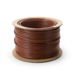 سلك كهرباء امريكي 1/0 AWG نحاس مجدول عزل PVC بني، 600 فولت، طول 500 قدم | شركة الفنار