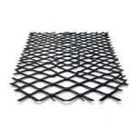 Hot Rolled Black Steel Expanded Metal Mesh Bahri 2.3 mm Thick 1.22 m Width 5 m Length