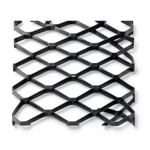 Hot Rolled Black Steel Expanded Metal Mesh Bahri 2.7 mm Thick 1.22 m Width 5 m Length