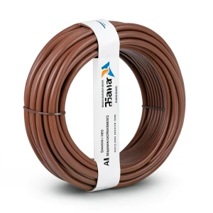 لفة سلك كهرباء امريكي 12 AWG نحاس مجدول عزل PVC بني، 600 فولت، 500 قدم | شركة الفنار