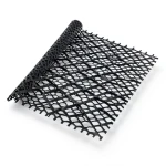 Hot Rolled Steel Expanded Metal Mesh 1.2 mm Thickness 1.22m Width 4m Length, Black