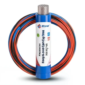 سلك نحاس كهربائي مرن مقاس 25mm، عزل PVC مقاوم للحرارة 450/750 فولت، طول 300 قدم | شركة الفنار
