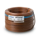 لفة سلك كهرباء أمريكي 3/0 AWG نحاس مجدول عزل PVC بني 600 فولت طول 500 قدم | شركة الفنار