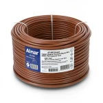 لفة سلك امريكي 4/0 AWG نحاس مجدول عزل PVC بني 600 فولت طول 500 قدم | شركة الفنار