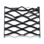 Hot Rolled Black Steel Expanded Metal Mesh Bahri 1.7 mm Thickness 1.22 m Width 4 m Length