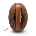 سلك امريكي 3 AWG نحاس مجدول معزول PVC بني، 600 فولت، طول 500 قدم | شركة الفنار