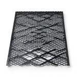 Hot Rolled Black Steel Expanded Metal Mesh Bahri 2 mm Thickness 1.22x4 m