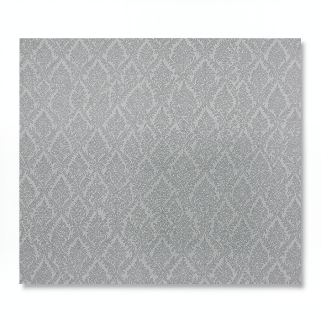 Italian Pattern Wall Decoration 10m x 0.73m, Grey Color, Model Z90002