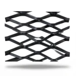Hot Rolled Black Steel Expanded Metal Mesh Bahri 2.3 mm Thickness 4m Length 1.22m Width