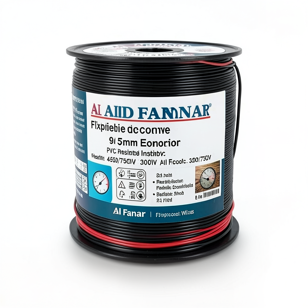 Flexible Copper Electrical Wire 95mm Conductor, Heat Resistant PVC Insulated 450/750V, 300ft Coil | Al Fanar