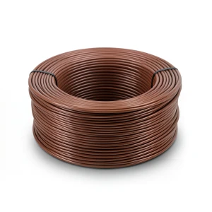سلك كهرباء امريكي 1/0 AWG نحاس مجدول عزل PVC بني، 600 فولت، طول 500 قدم | شركة الفنار