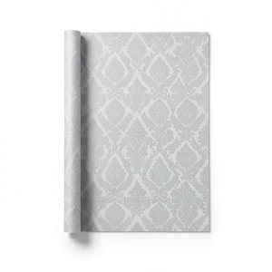 Italian Pattern Wallpaper Size 10m x 0.73m, Pale Gray Color