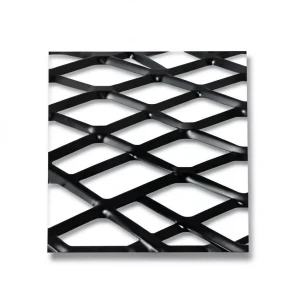 Hot Rolled Black Steel Expanded Metal Mesh Bahri 2.7 mm Thickness 1.22x4 m