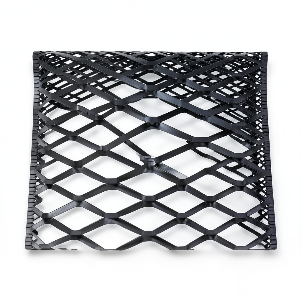 Hot Rolled Black Steel Expanded Metal Mesh Bahri 1.7 mm Thickness 1.22 m Width 5 m Length