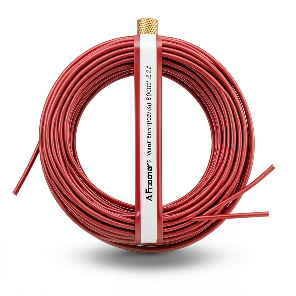 PVC Insulation Flexible Copper Wire 2.5 sq mm, 600/1000V, Red | Al Fanar