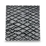 Hot Rolled Black Steel Expanded Metal Mesh Bahri 1.8 mm Thickness 1.22 m Width 5 m Length