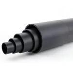 مواسير HDPE ضغط 6 بار PE 80 قطر خارجي 200 مم SDR 17.6 لون أسود
