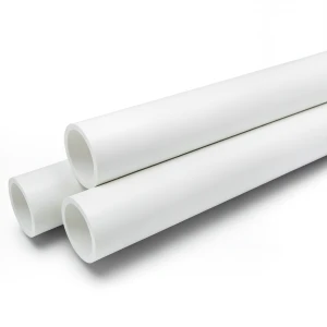 مواسير UPVC ضغط 10 بار قطر خارجي 32 مم سمك 1.8 مم لون أبيض