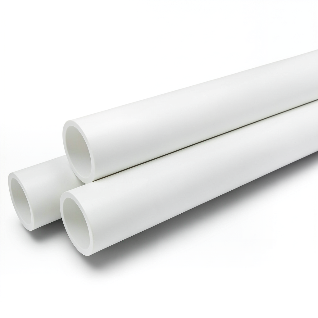 مواسير UPVC ضغط 10 بار قطر خارجي 32 مم سمك 1.8 مم لون أبيض
