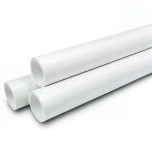مواسير UPVC ضغط 10 بار قطر خارجي 50 مم سمك 2.4 مم لون أبيض