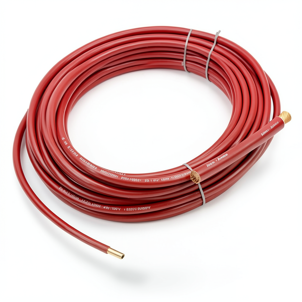 PVC Insulation Flexible Copper Wire 50mm2, 600/1000V, Red | Al Fanar