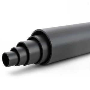 HDPE Plastic Pipe Pressure 10 Bar PE 80 Size 315 mm SDR 11 Black