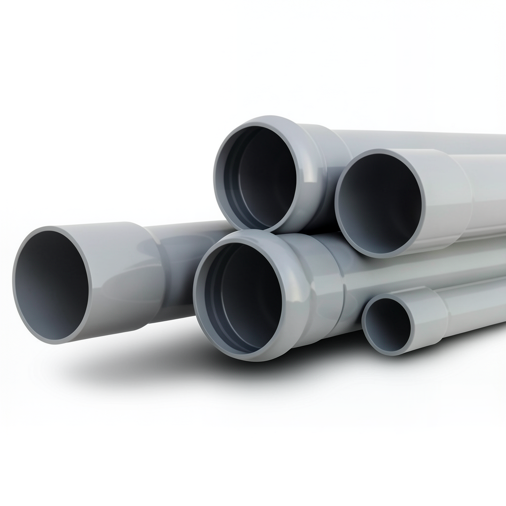 UPVC Pipes Nominal Pressure 16 Bar Outer Diameter 25 mm Thickness 1.9 mm Gray
