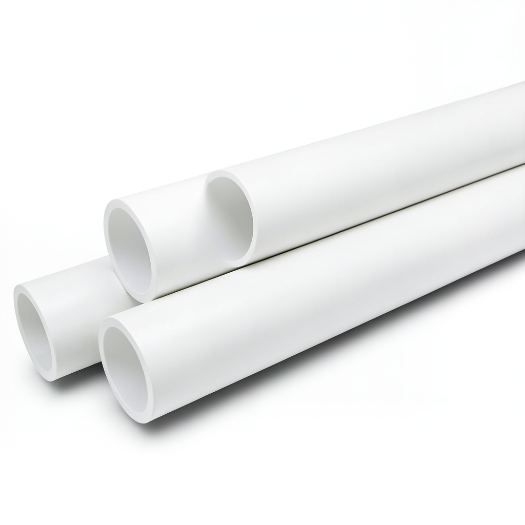 مواسير UPVC ضغط 10 بار قطر خارجي 40 مم سمك 1.9 مم لون أبيض